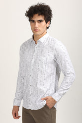 Smart Casual Premium Cotton Printed Shirt